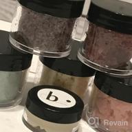 img 1 attached to Beauticom'S Leak Proof Double Wall Clear Jars With Flat Top Lids - Ideal For Creams, Lotions, Make Up, Powders, And Glitters (12 Pieces, Black Lid) review by John Clarey
