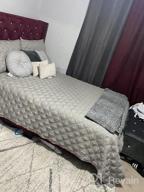 img 1 attached to King Size All Seasons White Quilt Set - Exclusivo Mezcla Bedspread/Bedding Coverlet With 2 Pillow Shams, Lightweight & Soft review by Krista Johnson