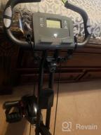 img 1 attached to ADVENOR Folding Magnetic Exercise Bike With Arm Resistance Bands And Backrest For Comfortable Home Fitness review by Justin Bowen