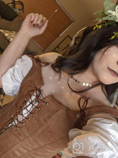 картинка 1 прикреплена к отзыву Steampunk Corset Bustier - Vintage Renaissance Style By Bslingerie® For Women от Corey Evans