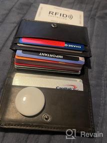 img 6 attached to Pocket Wallet Genuine Leather Bifold Men's Accessories