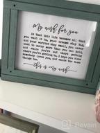 img 1 attached to Americanflat 5X7 Rustic Picture Frame - Aspen White Textured Wood & Polished Glass | Horizontal/Vertical Wall & Tabletop review by Megan Hartman