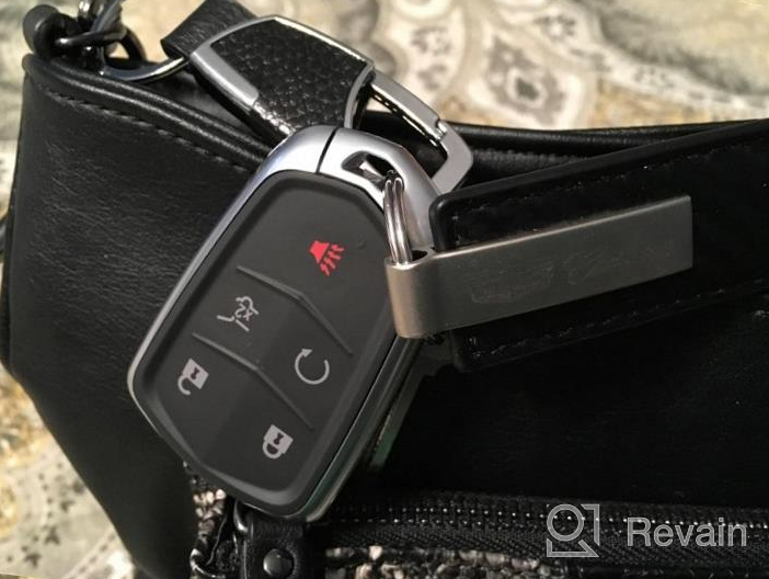 img 1 attached to 🔑 Premium Stainless Leather Keychain by DaKuan review by Mike Slippy