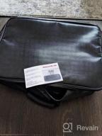 img 1 attached to Fireproof Document Organizer Bag - Tamfile File Storage Bag With Safe Lock, Shoulder Strap, And Large Multi-Layer Storage- 14.2*10.63*4.2 Inches review by Joe Bottomkent