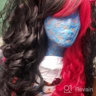 img 1 attached to Get Ready To Transform With ColorGround Pink Long Curly Cosplay Wig Featuring 2 Ponytails! review by Savannah Williams