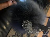 img 1 attached to Faux Rabbit Fur Ball Pom Pom Keychain Car Key Ring Handbag Tote Bag Pendant Purse Charm For Cityelf Cute review by Stephanie Johnson