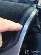 img 1 attached to 2Nd Gen Anti-Slip Dash Cover For Toyota RAV4 2013-2018 - Naviurway Custom Fit Carpet Mat (Black) review by Scott Pentapati