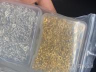 картинка 1 прикреплена к отзыву Small Screw Eye Pins - Coolrunner 300Cs Eyelet Hooks With Threaded Silver Clasps For DIY Art Making, 10Mm X 4.5Mm (Gold+Silver) от Joseph Redding