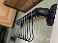 img 1 attached to Black Wall Mounted Pot Rack With 16 Hooks And Detachable Organizer For Pans, Lids, And Utensils - Toplife 39.4 Inches review by Mike Barnett