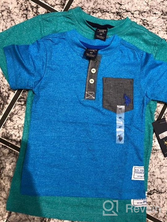 img 1 attached to 👕 Solid Henley T-Shirt for Boys by U.S. Polo Assn. review by Kevin Ayala