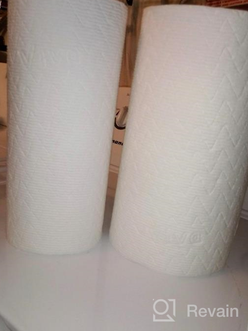 img 1 attached to Viva Multi-Surface Cloth Paper Towels: 12 Task Size Family Rolls (2X6), 30 Regular Rolls, 286 Count - Buy Now! review by Brad Fleming