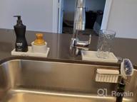 img 1 attached to Luxspire Mini Resin Vanity Tray - Multi-Use Organizer For Bathroom, Kitchen, And Dresser - Gravel White review by Josue Wallsmith