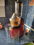 img 1 attached to Auger juicer Kitfort KT-1102-2, burgundy review by Ada Atusia