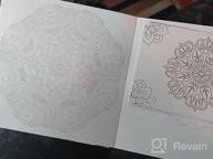img 1 attached to Unwind And De-Stress With Arteza'S Mandala Coloring Book For Adults - 50 One-Sided Images Of Intricate Designs On 9X9 Inches, Perfect For Relaxing, Reflecting, And Decompressing review by Lokesh Das