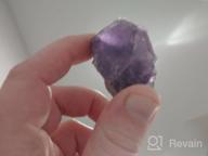 img 1 attached to High-Quality Simurg Raw Rose Quartz Stone For Cabbing, Tumbling, And Crystal Healing - 1Lb Rose Quartz Rough Crystal review by Donald Cox
