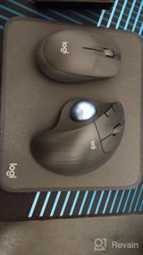 img 4 attached to Logitech M570 Wireless Trackball Mouse: Ergonomic Design for Right-Handed 🖱️ Users, Compatible with Mac and Windows, USB Unifying Receiver, Dark Gray (Discontinued)