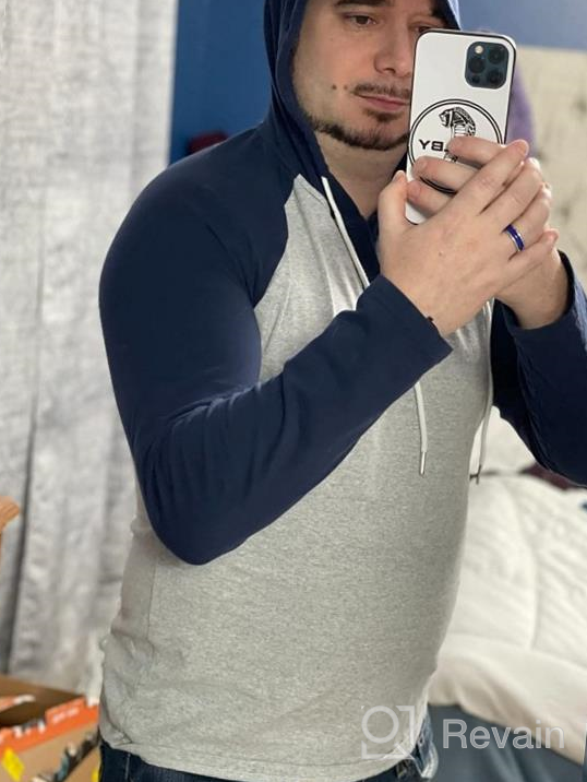 img 1 attached to Stay Comfortable & Fashionable With Aimeilgot Men'S Casual Hoodies For Gym & Workout review by Dale Emmel