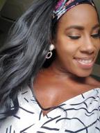 img 1 attached to Get Ready For Stunning Waves With K'Ryssma'S Body Wave Headband Wig For Black Women-18 Inch Glueless Synthetic Wig review by Eric Dubreuil