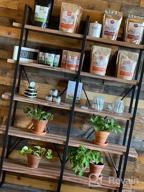 картинка 1 прикреплена к отзыву Vintage Industrial Double Wide Bookcase With 5 Large Shelves - Perfect For Home Decor And Office Displays от John Fuentes