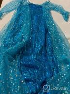 картинка 1 прикреплена к отзыву Girls Princess Costume For Birthday, Christmas & Fancy Dress Up - JerrisApparel от Randy Washington