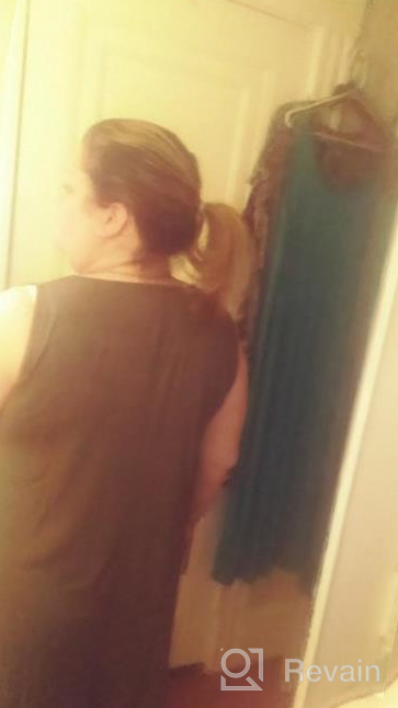 img 1 attached to JollieLovin Plus Size Sleeveless Tunic Top - Loose Fit Tank Shirt For Women review by Dawn Gomez