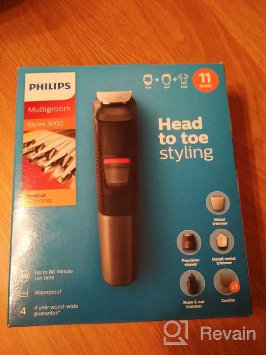 img 2 attached to Philips MG5730/15 Multi-Grooming 💇 Set: 11-in-1 Versatility in Sleek Black review by Anastazja Okhcam ᠌