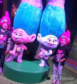 img 2 attached to Футболка с коротким рукавом 2 штуки для девочек DreamWorks Big Trolls: Яркий стиль для маленьких мечтателей!