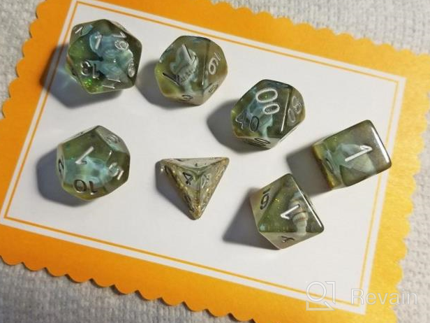 img 1 attached to Roll In Style With UDIXI Polyhedral Skull Dice Set For RPG, MTG, And Board Games review by Emilio Wallace