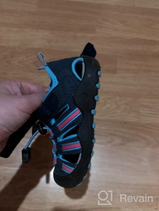 img 1 attached to 👟 Ultimate Comfort and Durability with Kamik Boys Crab Strong Blue Boys' Shoes and Sandals review by Adrian Woodside