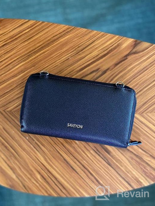 img 1 attached to Streamline Your Finances With Saveyon'S RFID Crossbody Cash Envelope Wallet & Budget Planner Organizer review by Michael Robertson