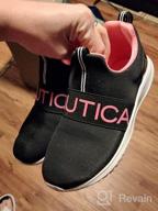 img 1 attached to 👟 Stylish Nautica Fashion Sneaker Running Youth Black Boys' Shoes: Durable and Trendy Footwear review by David Alvarado