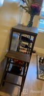 img 1 attached to Industrial Style Bar Table Set With Stools And Storage - Perfect For Dining And Living Rooms! review by Matt Kovacevic