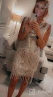 img 1 attached to 💃 Vintage Art Deco Dress - BABEYOND Roaring 20s Sequins Beaded Dress with Long Fringes, Great Gatsby Flapper Dress review by Allie Reynolds