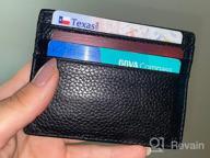 картинка 1 прикреплена к отзыву MEKU Wallet: Genuine Leather Business Minimalist Men's Accessories – The Perfect Blend of Style and Functionality от Devin Henry