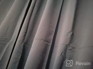 img 1 attached to 🔴 WONTEX Blackout Thermal Insulated Grommet Bedroom Curtains - 52 x 84 inch, Burgundy, Pack of 2 Panels review by James Edwards