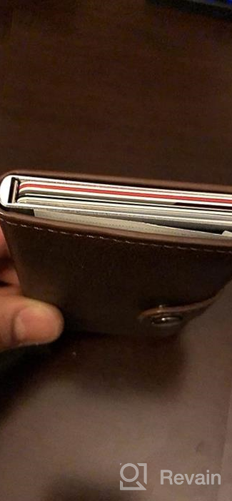 img 1 attached to 💳 Ultimate Protection Wallet: Credit Leather Blocking with High Capacity Aluminum for Men's Accessories review by Bruce Cavett