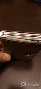 img 8 attached to 💳 Ultimate Protection Wallet: Credit Leather Blocking with High Capacity Aluminum for Men's Accessories