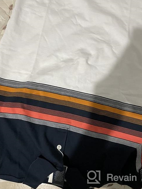 img 1 attached to 👕 Stylish Sapphire Striped Sleeve Men's Clothing by Original Penguin review by Chris Thrower