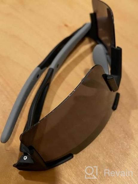 img 1 attached to Polarized Sport Sunglasses For Men Women With 3 Interchangeable Lenses - Xiyalai Cycling Glasses Baseball Glasses review by Joe Kokenge