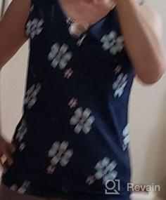 img 5 attached to Floral Print Women'S V Neck Western Tank Top With Ring Hole Sleeveless Design Ideal For Summer