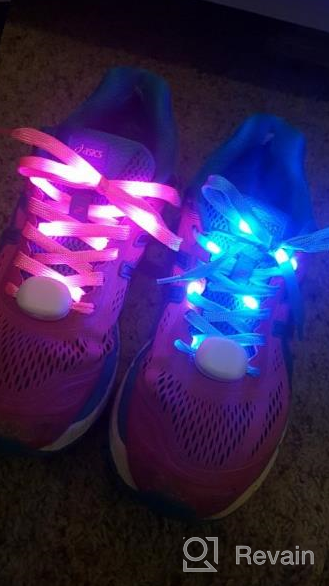 img 1 attached to Jofan LED Shoelaces: Light Up Your Shoes with 6 Pairs in 3 Modes and 6 Colors for Any Occasion review by Albert Lee
