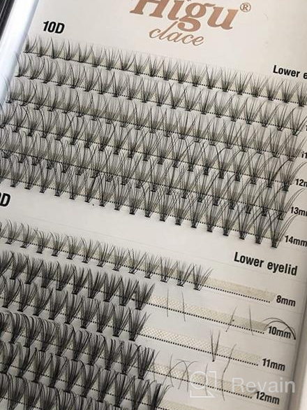 img 1 attached to 72 Pcs Lash Clusters DIY Eyelash Extension D Curl Mix 8-16mm: Reusable, Professional Volume Style D 8-16 Lashes review by Ben Robinson