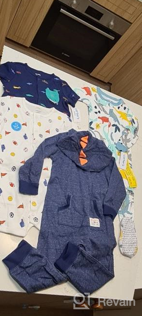 img 1 attached to 👶 Carters Baby Cotton Sleep Months Boys' Clothing - Cozy and Comfortable Nightwear for Your Little Ones review by John Cox