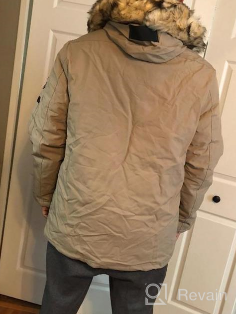 img 1 attached to Warmth, Style, And Ethics Combined: Molemsx Men'S Vegan Down Winter Jacket review by Chad Aguirre