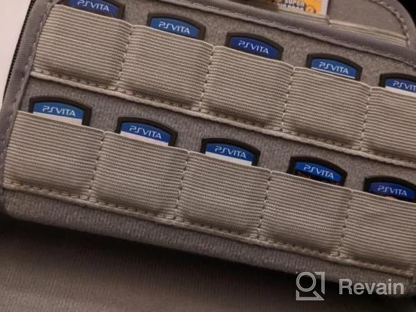 img 1 attached to Organize Your Nintendo Games With Sisma'S 72-Game Storage Case: Compatible With Switch And DS 3DS Cartridges - Grey review by Ranjit Ghosh