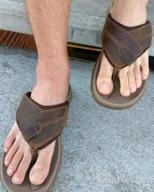 img 1 attached to Men'S Outback Faux Leather Sandal By Slack - Perfect For Summer! review by Joshua Coulter