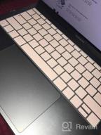 img 1 attached to MOSISO Silicone Keyboard Cover: Protective Skin For MacBook Pro 13" & MacBook 12" - Rose Quartz review by Joi Thomas