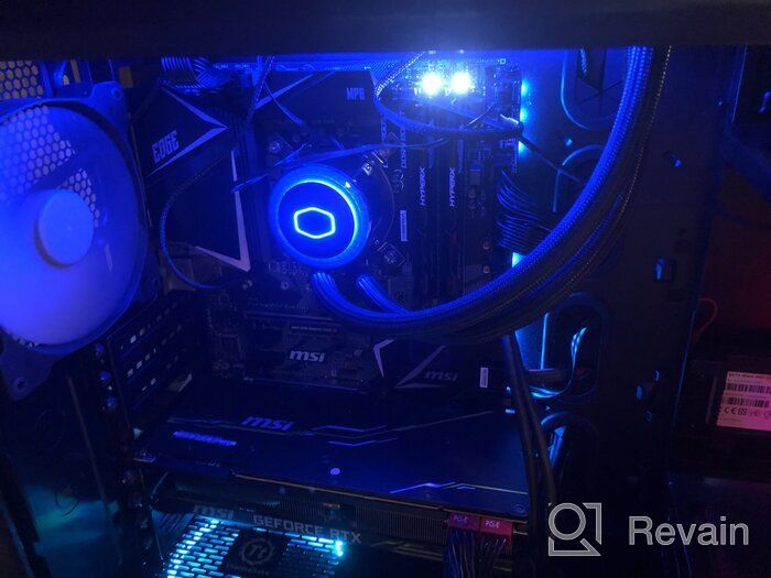 img 1 attached to 💧 Enhanced Cooler Master MasterLiquid ML240R RGB Processor Water Cooling System review by Takahara Hideo ᠌