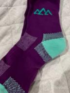 img 1 attached to 🧦 innotree 3-Pack Women's Merino Wool Hiking Socks: Half Cushioned, Moisture-Wicking Thermal Socks for Hiking, Quarter Crew Style review by Ryan Mosqueda