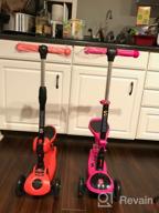 img 1 attached to Adjustable Height Kick Scooter With Seat And LED Wheels For Kids Ages 3-5 - Perfect For Outdoor Adventures! review by Stephen Vasquez